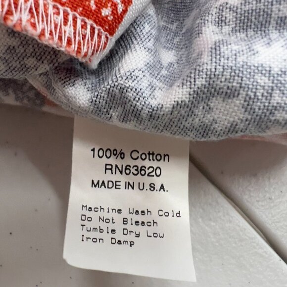 Gitman Bros. Vintage USA Flag Collage Camp Shirt NWT - Picture 8 of 8